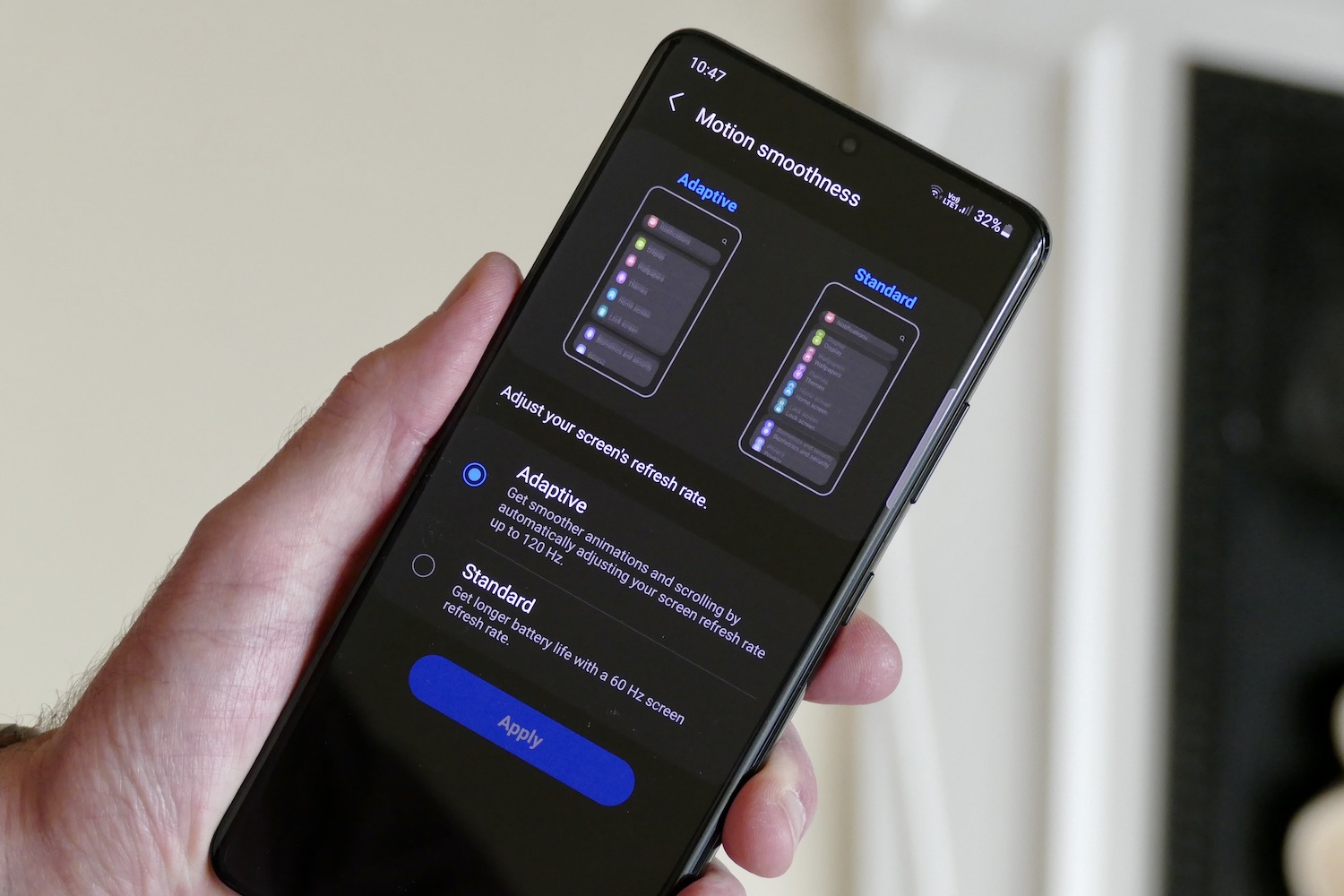 samsung galaxy s21 ultra review refresh rate