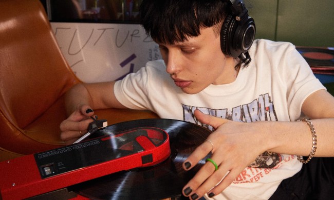 Audio-Technica AT-SB2022 Sound Burger portable turntable.