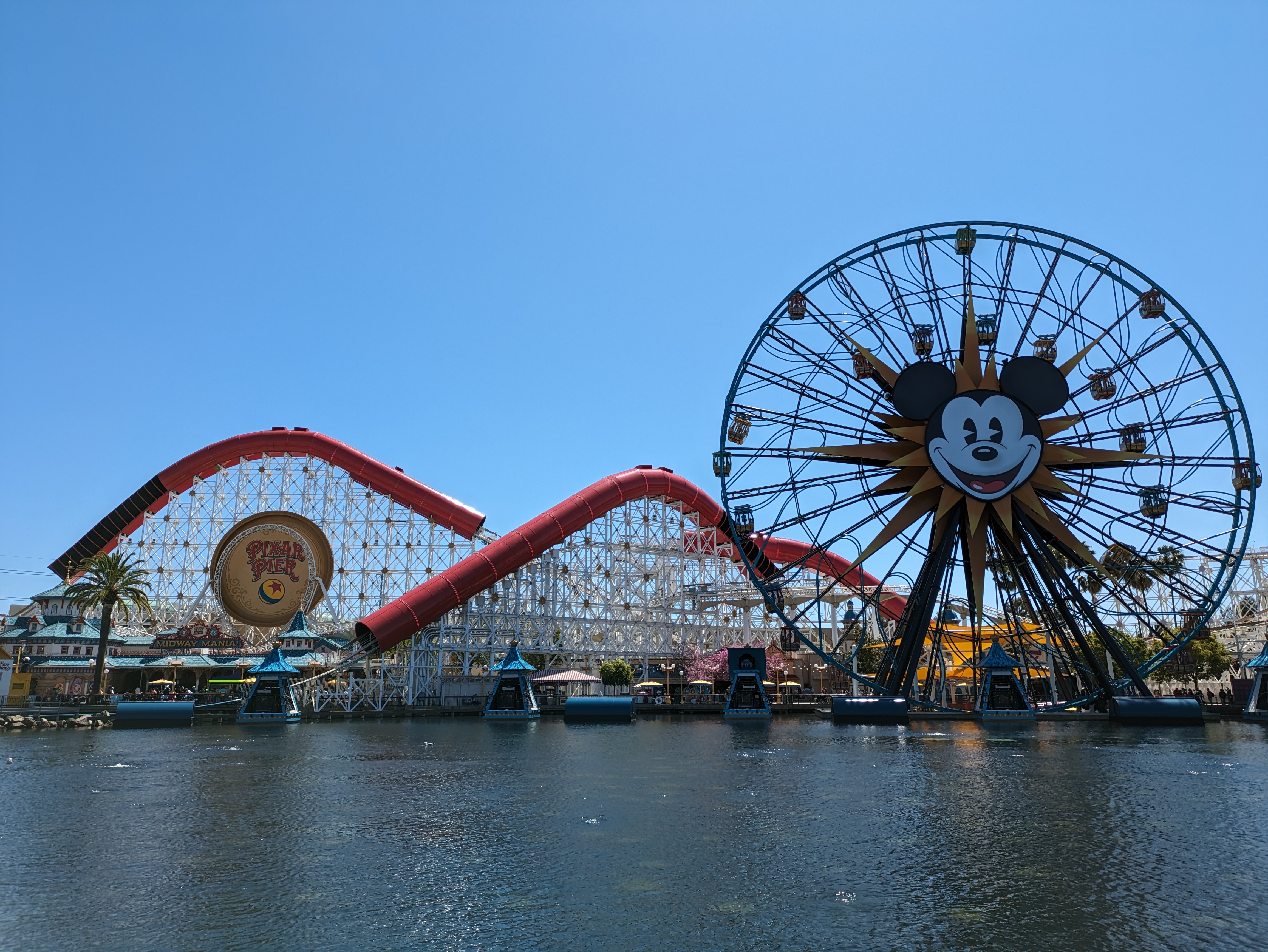 Photo of Pixar Pier at DCA taken with Google Pixel 7a