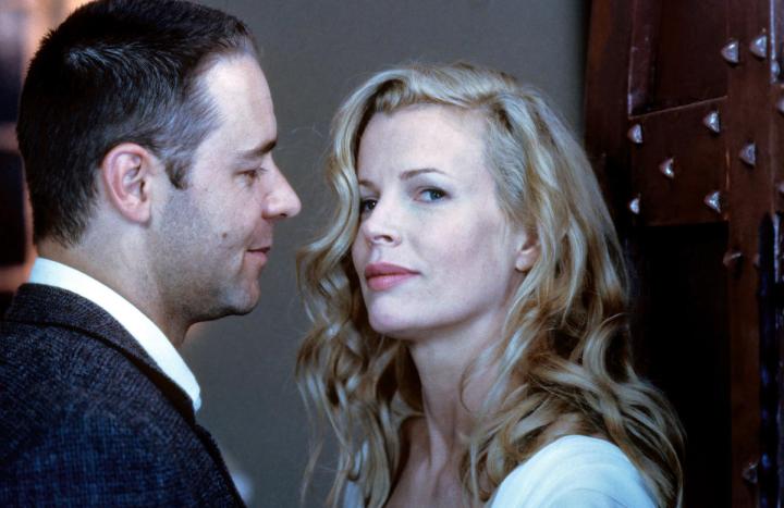 Russell Crowe y Kim Basinger en L.A. Confidential.