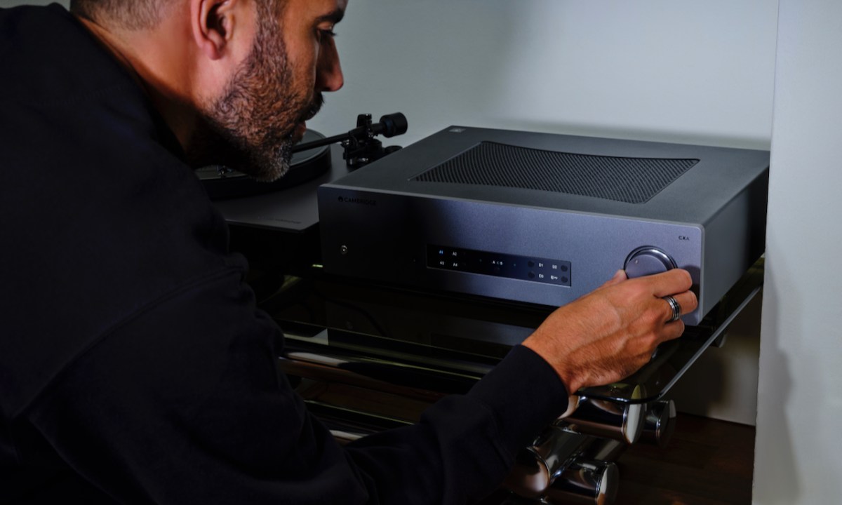 Cambridge Audio CXA81 integrated amplifier.