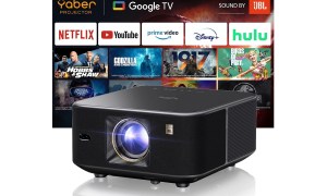The Yaber K3 Projector with its interface.